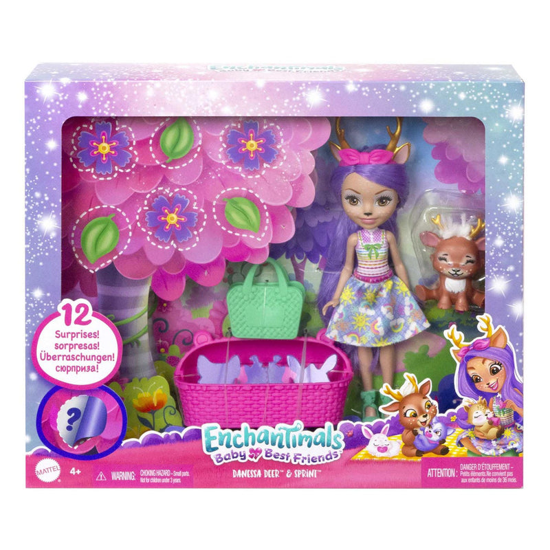 Load image into Gallery viewer, Mattel Enchantimals Baby Best Friends Pop Danessa Deer en Sprint
