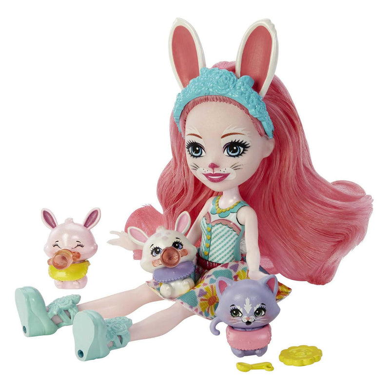 Load image into Gallery viewer, Mattel Enchantimals Baby Best Friends Pop Bree Bnunny en Twist
