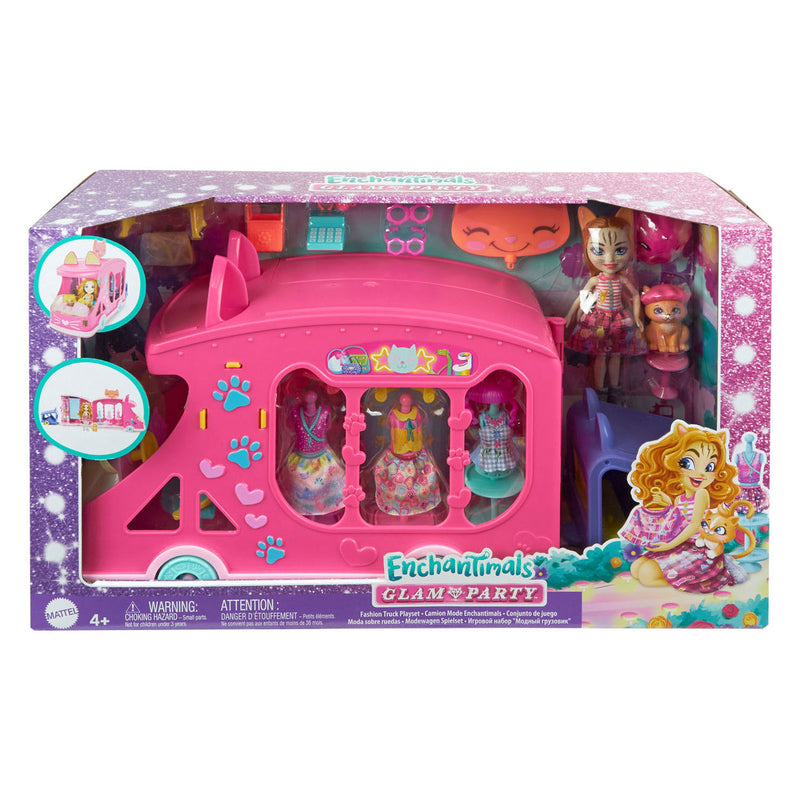 Load image into Gallery viewer, Mattel Enchantimals Glam Party Modetruck Speelset
