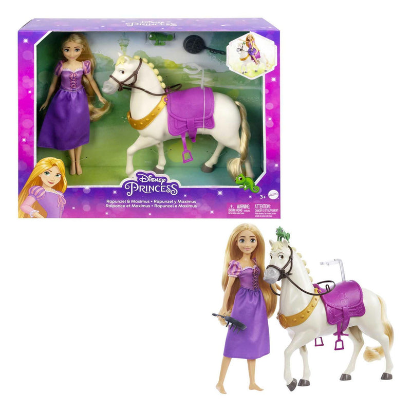 Load image into Gallery viewer, Mattel disney princess pop - rapunzel en maximus
