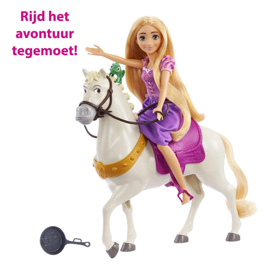 Mattel disney princess pop - rapunzel en maximus