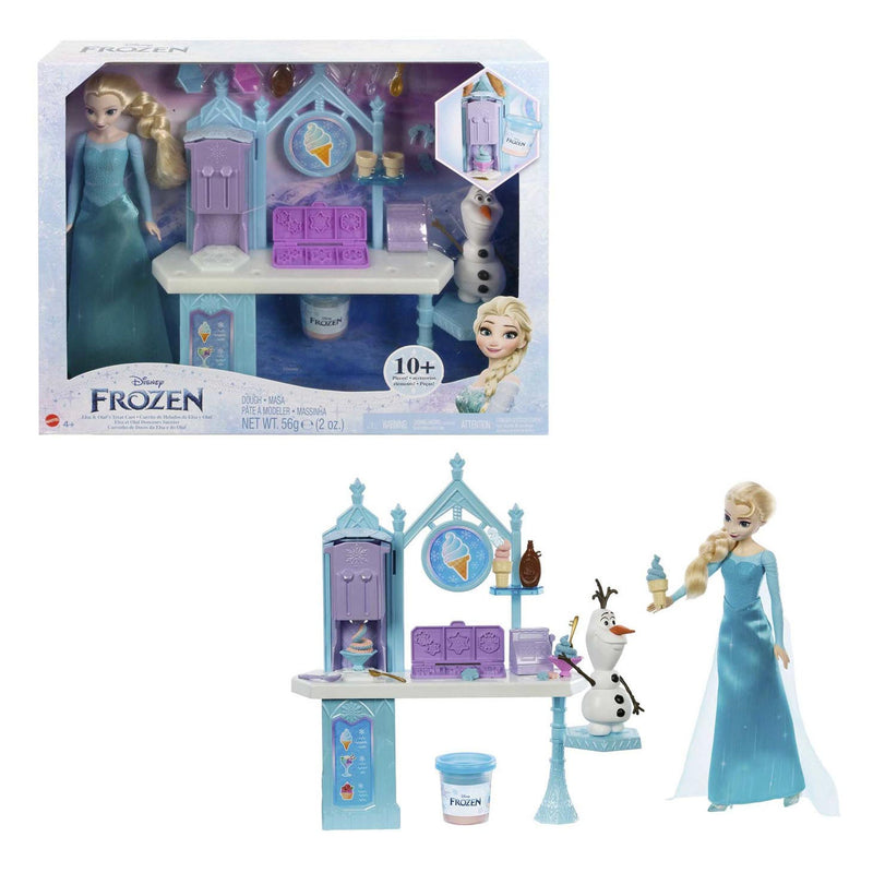 Chargez l'image dans la visionneuse de la galerie, Mattel Frozen Pop Elsa Olaf en de Traktatiewagen Klei Speelset
