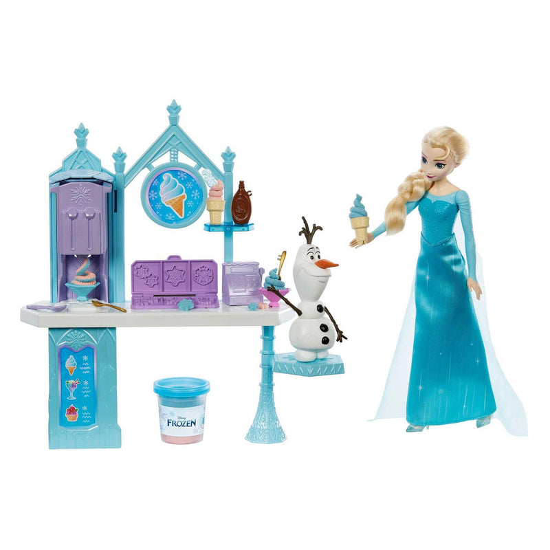 Chargez l'image dans la visionneuse de la galerie, Mattel Frozen Pop Elsa Olaf en de Traktatiewagen Klei Speelset
