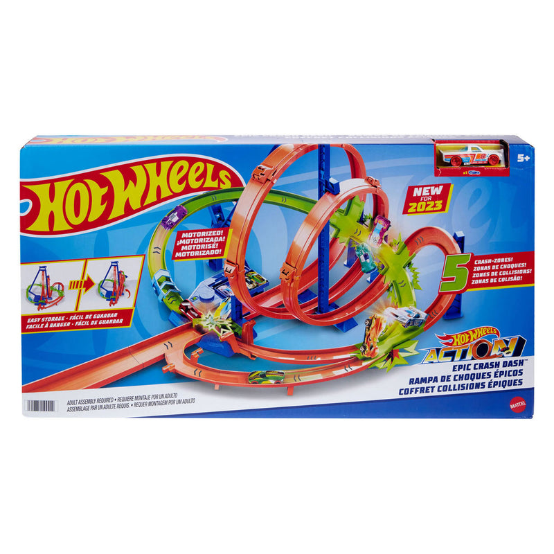 Load image into Gallery viewer, Hot Wheels Action Legendarische Crashen en Knallen Racebaan Speelset
