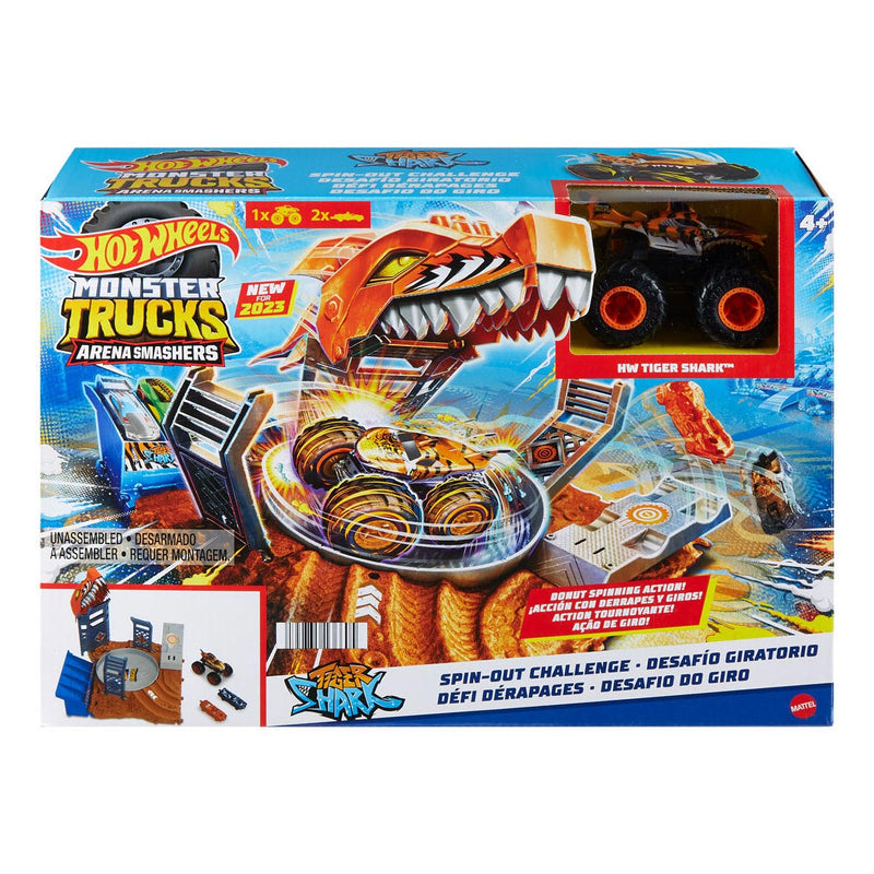 Load image into Gallery viewer, Hot Wheels Monster Trucks Arena Smash Spin-out Speelset
