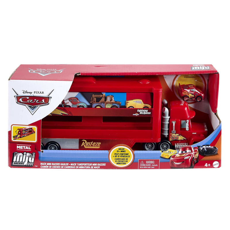 Load image into Gallery viewer, Mattel Pixar Mack Miniracers Transporter met 1 Miniracer
