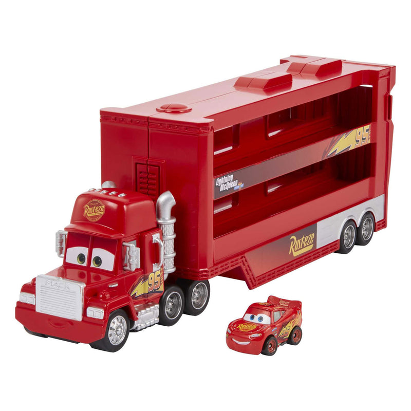 Load image into Gallery viewer, Mattel Pixar Mack Miniracers Transporter met 1 Miniracer

