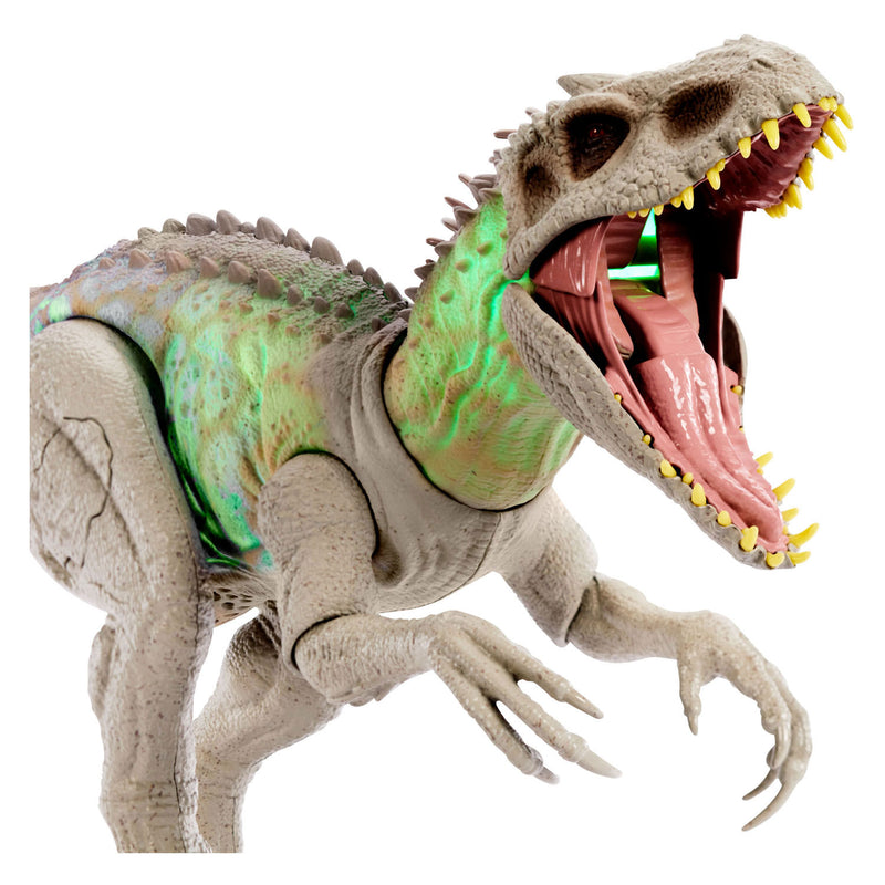 Load image into Gallery viewer, Mattel Jurassic World Camoufleren en Vechten Indominus Rex Speelfiguur
