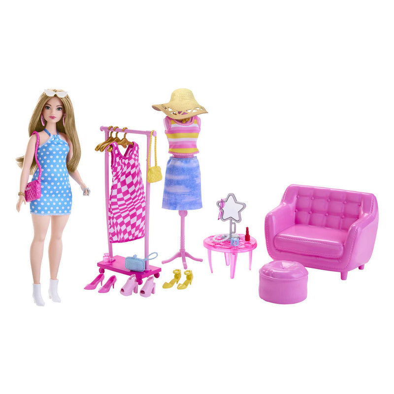 Chargez l'image dans la visionneuse de la galerie, Mattel Fashionista Pop met Kledingrek
