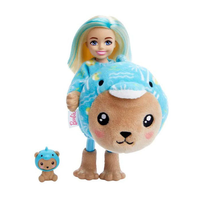 Load image into Gallery viewer, Mattel Cutie Reveal Chelsea Teddybeer als dolfij

