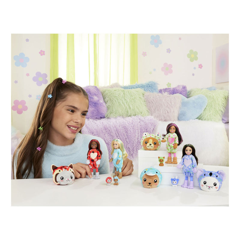 Load image into Gallery viewer, Mattel Cutie Reveal Chelsea Teddybeer als dolfij
