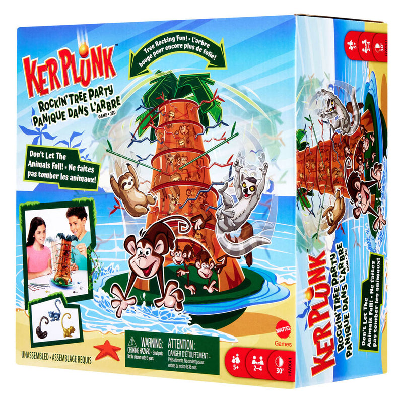 Afbeelding laden in galerijviewer, Mattel games vallende aapjes schommelend boomfeest kinderspel
