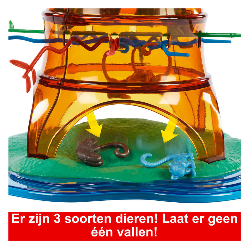 Load image into Gallery viewer, Mattel vallende aapjes schommelend boomfeest kinderspel
