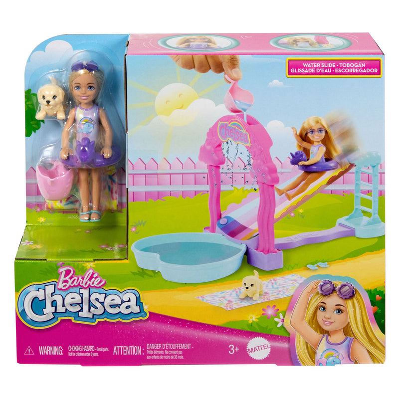 Load image into Gallery viewer, Mattel barbie chelsea waterglijbaan speelset
