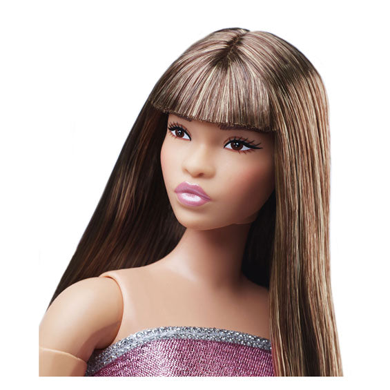 Load image into Gallery viewer, Mattel barbie looks modepop met roze jurk
