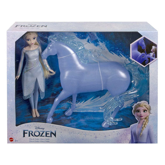 Load image into Gallery viewer, Mattel Frozen Modepop Elsa en Nokk
