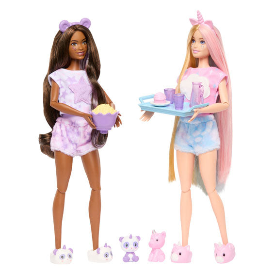 Load image into Gallery viewer, Mattel Cutie Reveal Modepop Slaapfeest

