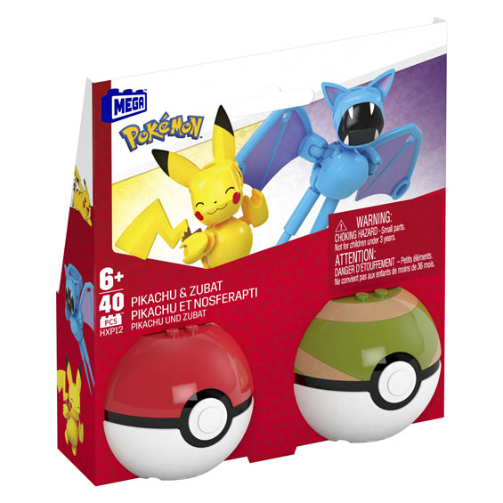 Load image into Gallery viewer, Mattel mega construx pikachu zubat bouwset, 40dlg.
