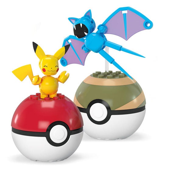 Load image into Gallery viewer, Mattel mega construx pikachu zubat bouwset, 40dlg.

