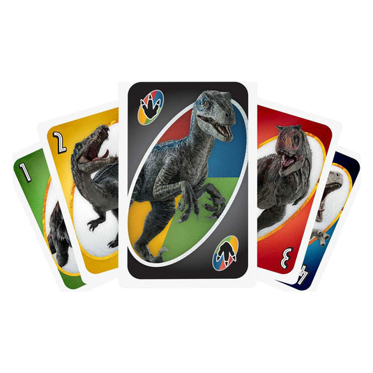 Mattel uno jurassic world: dominion kaartspel