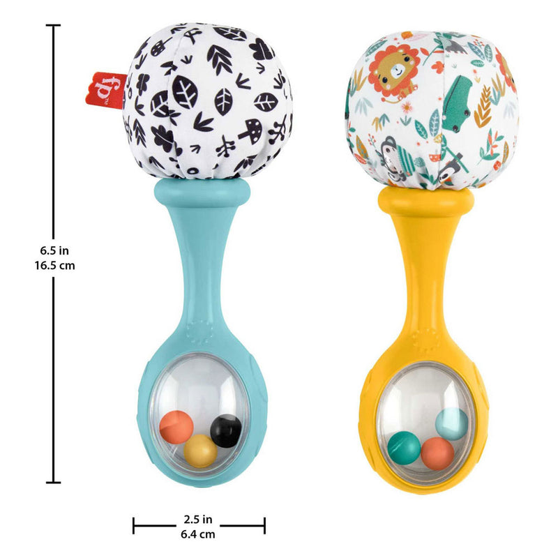 Afbeelding laden in galerijviewer, Fisher-price schud en rammel sambaballen - rammelaar
