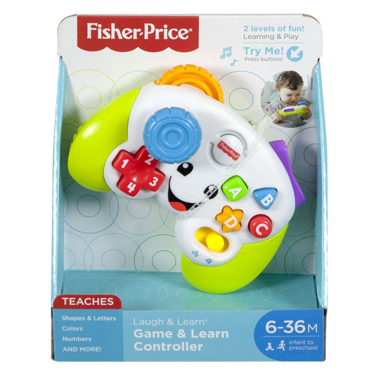 Fisher-price leerplezier spelen en leren controller - muzikaal babyspeelgoed met lichtjes