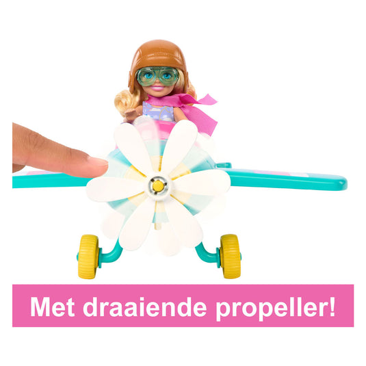 Mattel Speelset met pop en vliegtuig