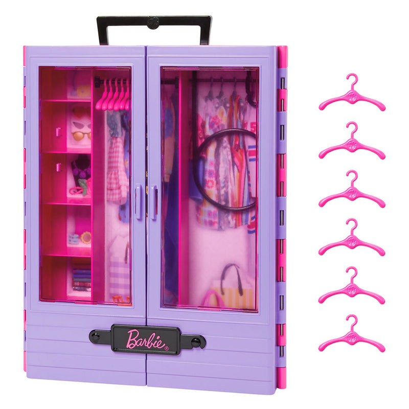 Load image into Gallery viewer, Mattel barbie ultieme kledingkast met hangers
