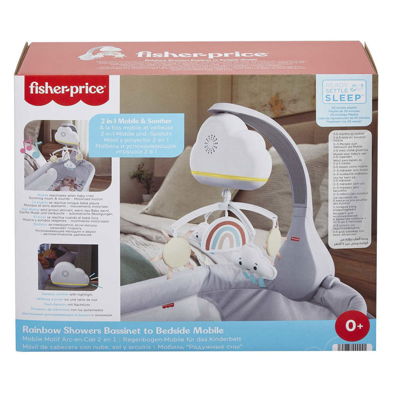 Load image into Gallery viewer, Fisher price regenboog muziekmobiel voor wieg of babybedje
