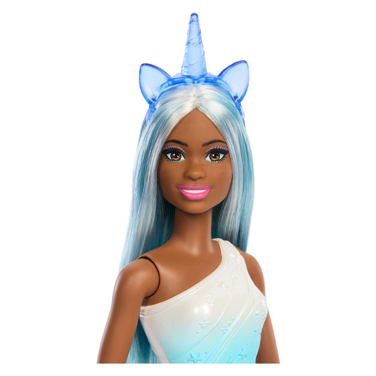 Barbie a touch of magic - blauwe hoorn - pop