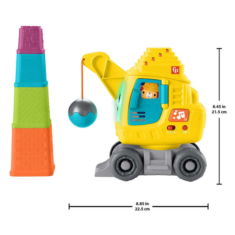 Afbeelding laden in galerijviewer, Mattel fisher-price tel- en stapelkraan

