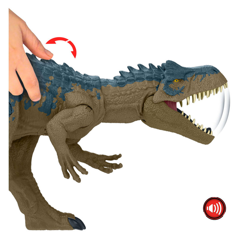 Load image into Gallery viewer, Mattel jurassic world allosaurus dinosaurus speelfiguur
