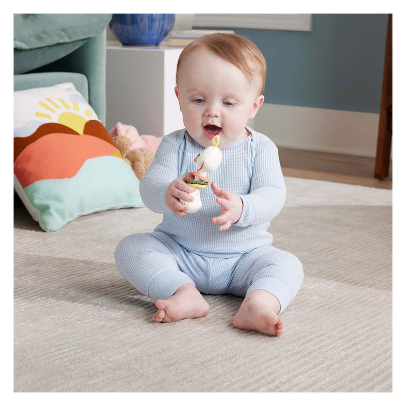 Load image into Gallery viewer, Fisher price bijt rammelaar eend
