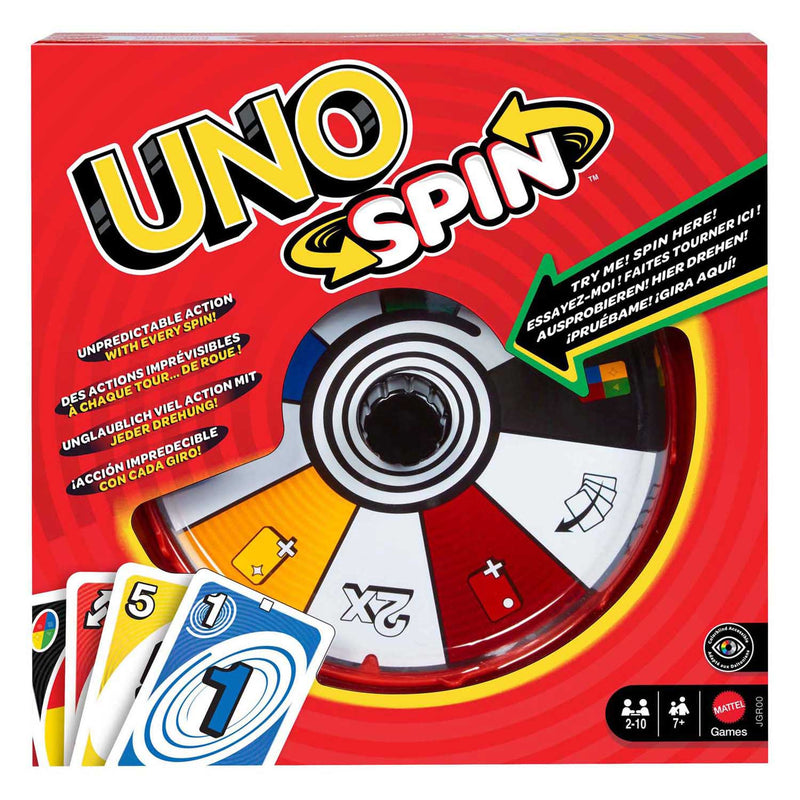 Afbeelding laden in galerijviewer, Mattel games uno spin kaartspel
