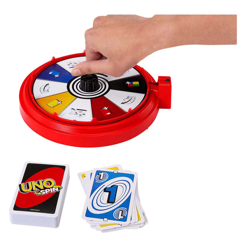 ギャラリービューアに画像をロードする, Mattel games uno spin kaartspel
