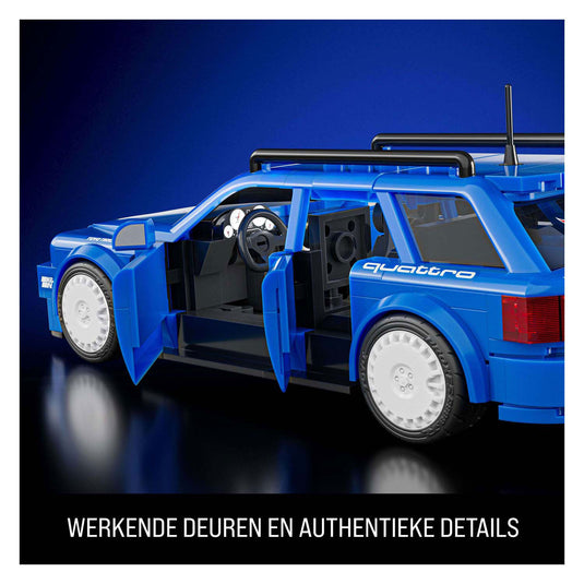 Mattel brick shop hot wheels speed serie - '94 audi avant rs2 - bouwspeelgoed - 252 onderdelen