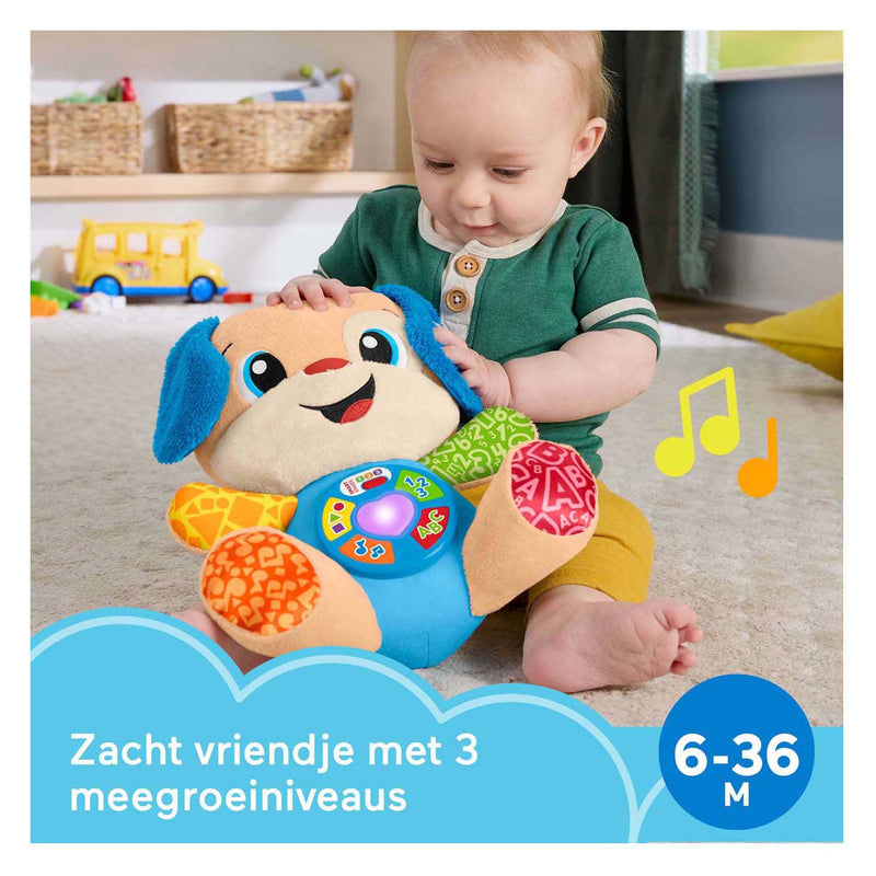 Afbeelding laden in galerijviewer, Fisher-price leerplezier meegroeispeelgoed puppy - muzikale knuffel
