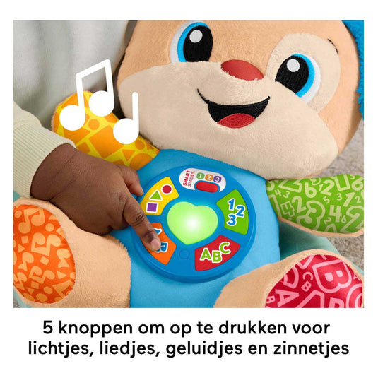 Fisher-price leerplezier meegroeispeelgoed puppy - muzikale knuffel