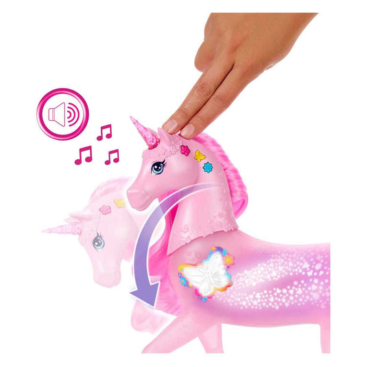 Barbie eenhoorn met licht en geluid