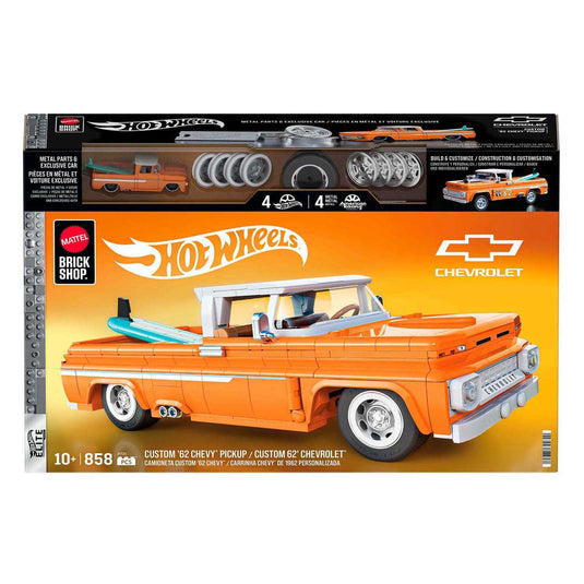 Hot wheels brick shop elite series chevy 1:32 bouwset - 858dlg.