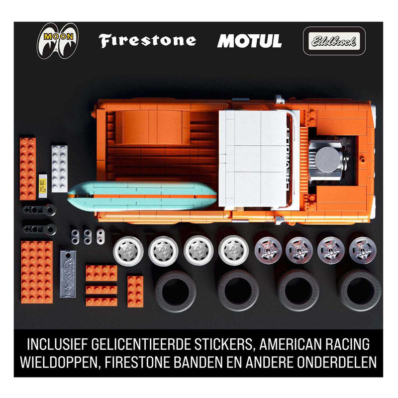 Afbeelding laden in galerijviewer, Hot wheels brick shop elite series chevy 1:32 bouwset - 858dlg.
