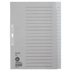 Blanco tabbladen leitz 1220 grijs karton