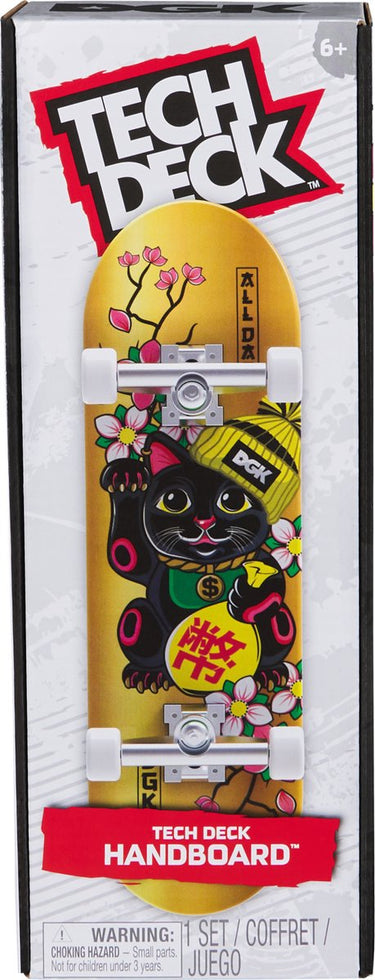 Tech deck - dgk handboard authentieke miniskateboard - alleen voor gebruik met de hand
