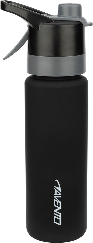 Avento drinkfles spray - 0.7 liter - zwart grijs