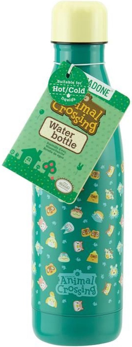 Merkloos sans marque animal crossing - metal water bottle 500ml