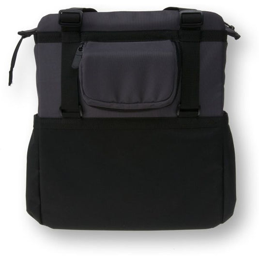 Basil Shopper XL - sportieve en trendy fietstas voor boodschappen en strand, zwart antraciet, 20L