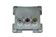 C-line video en audio contactdoos zilver