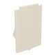 Rectangular line deksel voor cee invoerdoos wit