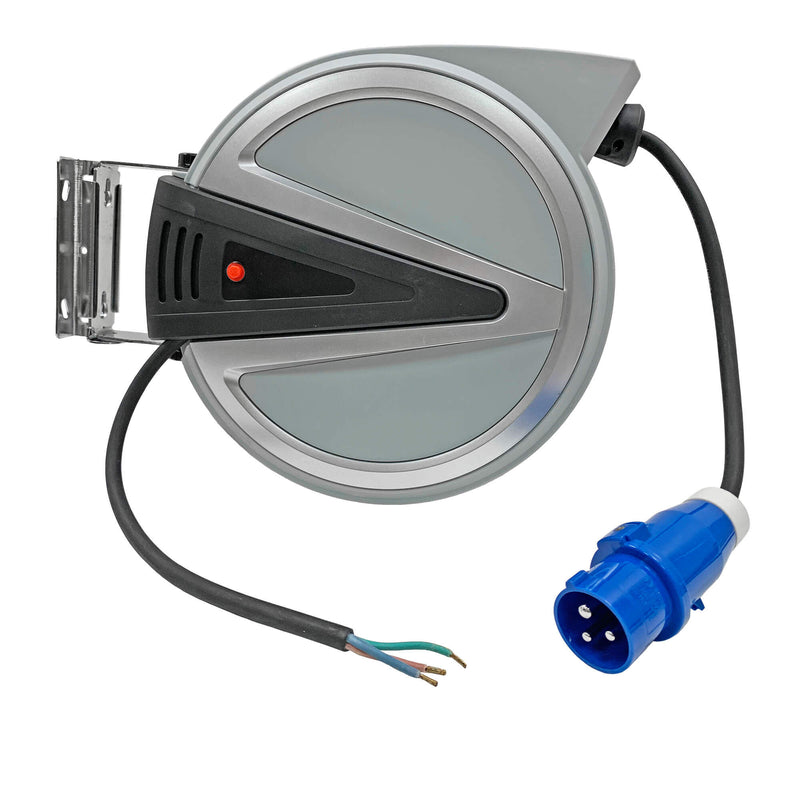 Chargez l'image dans la visionneuse de la galerie, Automatische kabelhaspel met 15 meter neopreen kabel 3x 2.5mm²
