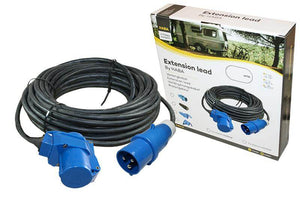 Ngk verleabel 20 meter neopreen 3x 1.5mm² - cee stekker en haakse koppeling - in doos